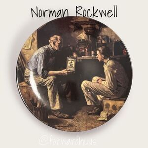 Norman Rockwell Heritage Collection Limited Edition Plate  “The Apprentice”